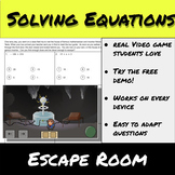 Solving Equations-Tesla's House Escape Room