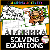 Solving Equations | Two Step | MultiStep | Variables on Both Sides Puzzle