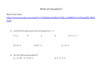 Preview of Solving Equations Unit- Videos and Worksheets