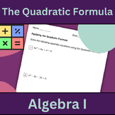 Solving Equations Using the Quadratic Formula