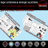 Solving Equations and Inequalities MEGA BUNDLE!!!