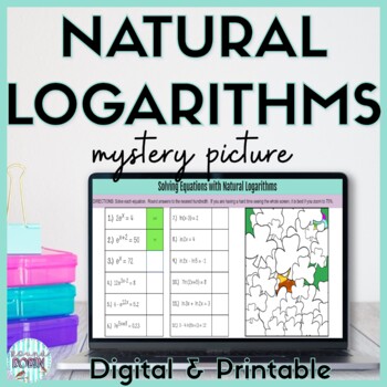 Preview of Solving Equations with Natural Logarithms Activity