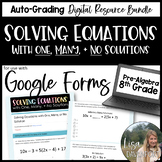 Solving Equations with One, Many, or No Solution Google Fo