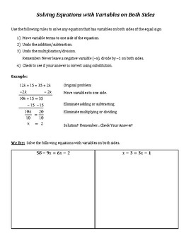 lesson 3 . 7 variable linear equation systems page 50