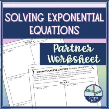 Preview of Solving Exponential Equations by Rewriting Common Bases Partner Problems