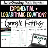 Solving Exponential and Logarithmic Equations - Algebra 2 