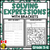 Solving Expressions With Order of Operations and Brackets