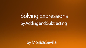 Preview of Evaluating Expressions by Adding and Subtracting 1 eBook
