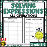 Solving Expressions for All Operations