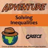 Solving Inequalities Activity - Printable & Digital Greece