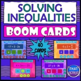 Solving Inequalities Boom Cards