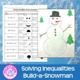 Solving Inequalities Build a Snowman Drawing/Coloring Chri