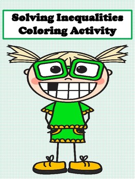 Preview of Solving One Step Inequalities Coloring Activity