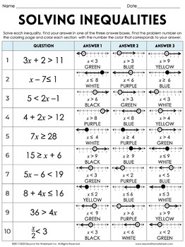 35 Solving Two Step Inequalities Worksheet Answers - Worksheet Project List