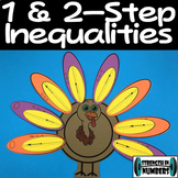 Solving Inequalities Cooperative Thanksgiving Turkey Activ