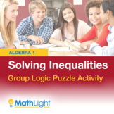 Solving Inequalities Group Logic Puzzle Activity | Good fo