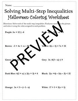 Halloween Algebra Inequalities