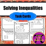 Solving Inequalities Task Cards