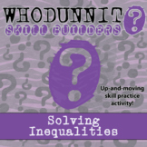 Solving Inequalities Whodunnit Activity - Printable & Digi