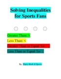Solving Inequalities for Sports Fans
