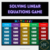 Solving Linear Equations Game | Solve Equations | Math 8 |
