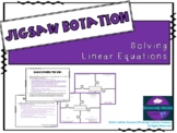 Solving Linear Equations Jigsaw Rotation