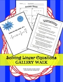 Linear Equations One Variable: Gallery Walk