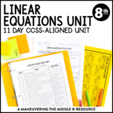 Linear Equations Unit: 8th Grade Math (8.EE.7)