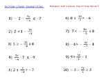 Solving Linear Inequalities 5