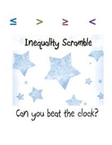 Solving Linear Inequalities Warm Up Scramble Activity