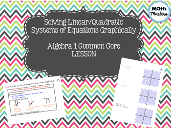 Preview of Solving Linear Quadratic Systems of Equations Graphically