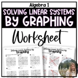 Solving Linear Systems by Graphing Practice Worksheet for 