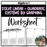 Solving Linear and Quadratic Systems of Equations by Graph