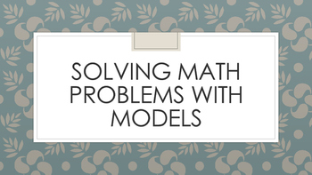 Preview of Math Teaching Guide: Solve Word Problems with Thinking Blocks