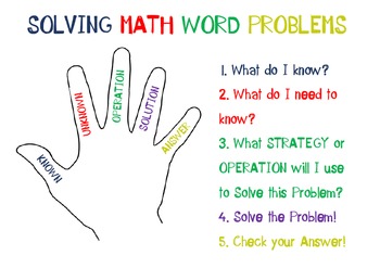 solving word problems in basic math