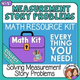 Solving Measurement, Money, & Elapsed Time Story Problems 