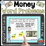 Solving Money Word Problems Digital Boom Cards Math 