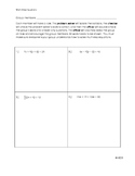 Solving Multi-Step Equations Cooperative Learning Lesson