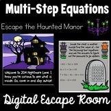 Solving Multi-Step Equations Digital Escape Room - The Hau