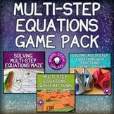 Solving Multi-Step Equations Game Bundle