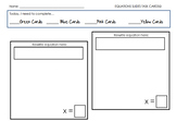Solving Multi-Step Equations Google Slides Task Cards
