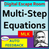 Solving Multi-Step Equations | MLK - Black History Month M