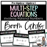 Solving Multi Step Equations involving Rational Numbers Bo