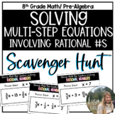 Solving Multi Step Equations involving Rational Numbers - 