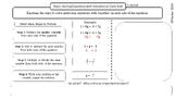 Solving Multi-Step Equations with Variables on Both Sides 