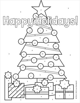 Solving Multi-Step Equations(Holiday Coloring Activity) by Lisa Davenport