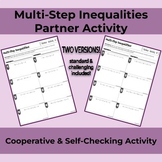 Solving Multi-Step Inequalities Partner Activity: MULTIPLE