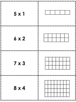 Solving Multiplication Facts Using Arrays - Common Core 3.OA.A.1