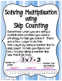 Solving Multiplication - Skip Counting on a Number Line