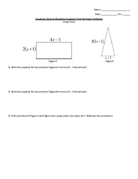 Calculating the area and the perimeter (Pre-Algebra, Inequalities and  one-step equations) – Mathplanet